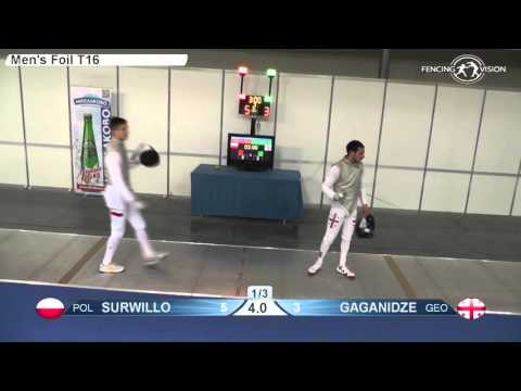 FE M F Individual Plovdiv U23 ZC 2016 T16 05 blue SURWILLO POL vs GAGANIDZE  GEO