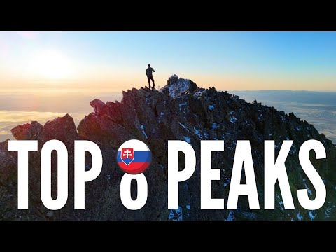 🇸🇰 SLOVAKIA TOP 8 PEAKS | CINEMATIC 4K DRONE VIDEO