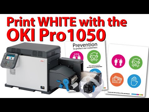 OKI Pro1050 - Print Labels with WHITE toner