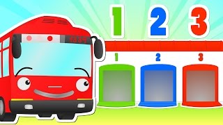 🚌 TAYO BUS 🚌 Five Little Babies with colorful Buses | Cartoons Nursery Rhymes