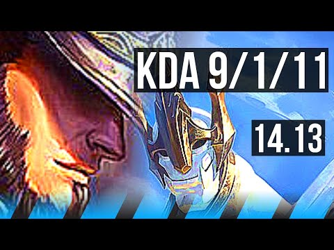 TWISTED FATE vs GALIO (MID) | 9/1/11, 1000+ games, Rank 14 TF | VN Challenger | 14.13