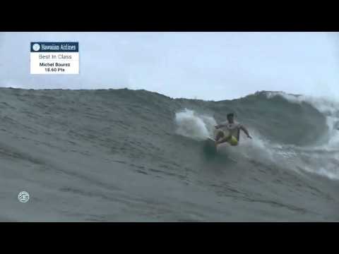 Michel Bourez Leads Hawaiian Airlines After Round 3 Performance
