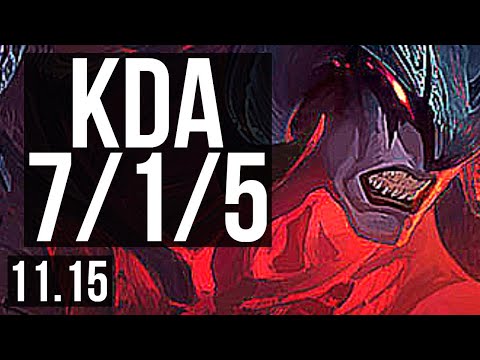 AATROX vs QIYANA (MID) | 7/1/5, 7 solo kills, 1.0M mastery, Dominating | EUW Diamond | v11.15