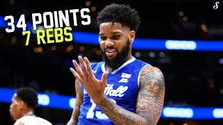 Myles Powell Full Highlights 2.5.20 Seton Hall vs Georgetown - 34 Points, 7 Rebs, 1st Rounder Yet?