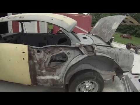 1957 chevy belair full quarter panel replacement