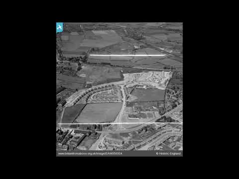 Housing estate under construction between Wakefield Road and the Chickenley Estate, Dewsbury, 1953