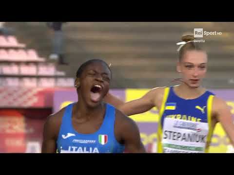Europei U20 2025 Tampere - Finale 100m F - Kelly Doualla - Oro🥇