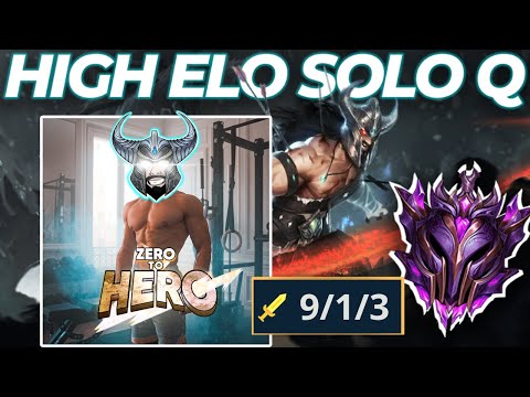 FROM ZERO TO HERO - Tryndamere vs Garen High Elo Gameplay