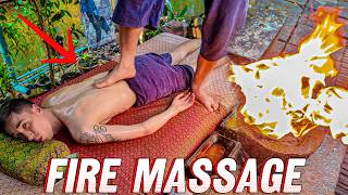 I Tried One of the World’s Rarest FIRE Massages... (ASMR)