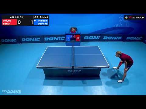 10:45 Dmytro Batiuk - Maksym Deineha 20.07.2023 TT Euro.Cup Ukraine  Professional.  Table 4