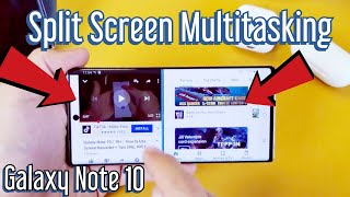 Galaxy Note 10 / 10+: How to Use Split Screen View (Multitasking Feature)