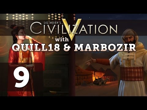 Civilization 5 Deity Twins Multiplayer ft. Quill18 - Part 9