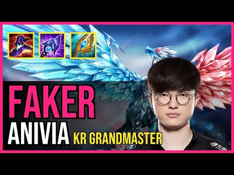 Faker - ANIVIA vs. PANTHEON Mid | KR Grandmaster