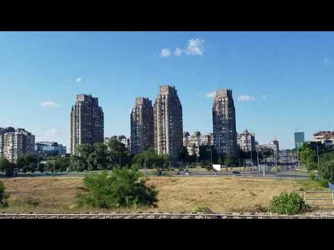 Train to New Belgrade | Воз кроз Нови Београд | 2021.20.06