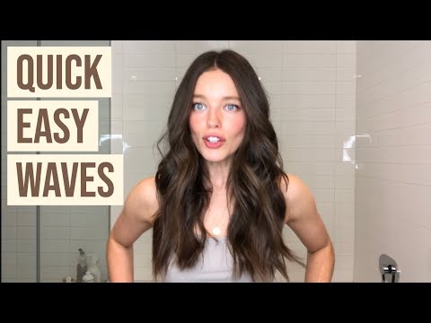 Natural Beach Waves With A Flat Iron Tutorial | Emily...
