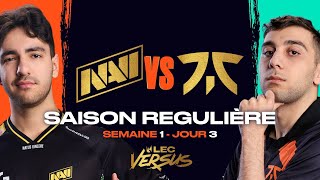 NAVI vs FNATIC, UNE GAME POUR RESTER INVAINCU (LEC Versus 2026)