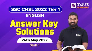 SSC CHSL Answer Key 2022 | SSC CHSL Answer Key 2022 Tier 1 | English Asked Question 24 May (Shift 1)