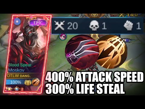 TOP GLOBAL MOSKOV! INSPIRE + HAAS CLAW BUFF IS SO INSANE! MONSTROUS GAMEPLAY!!! EASY MANIAC!!! MLBB