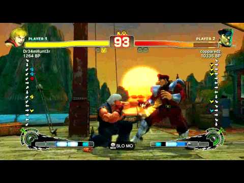 SSF4 Ken (Dr34mHunt3r) vs. Bison (copparedz) Ranking Battle