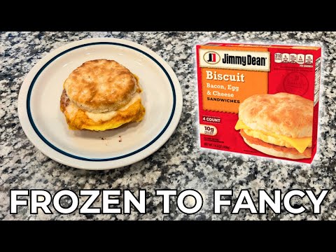 Upgrading a Frozen Jimmy Dean Breakfast Sandwich | Frozen to Fancy
