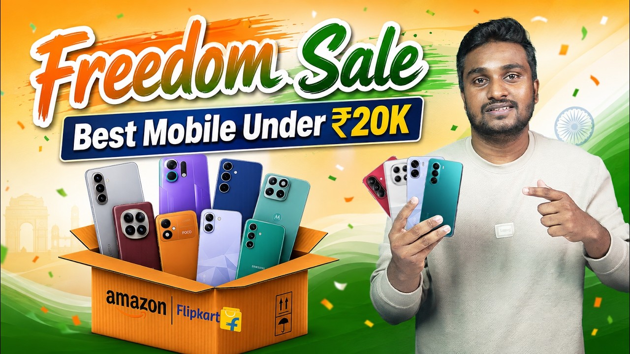 Best Phones🔥Under ₹25K 🚀 Freedom Sale Deals | Flipkart & Amazon!