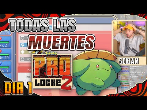 Todas las MUERTES POKÉMON del PROLOCKE 2 | DÍA 1