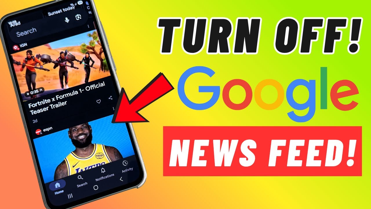 How to Disable Google NEWS FEED (Discover) on Android & Samsung