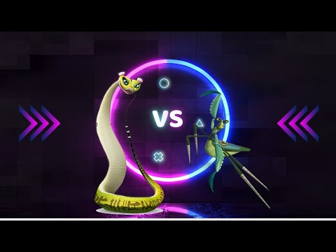 Crypto battles. 1 Season: Kung fu Panda. 5 Episode: Viper vs Mantis.