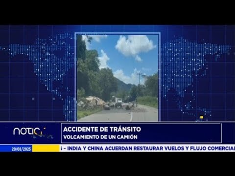 Lluvias causan caos y vuelco de camión en Táchira