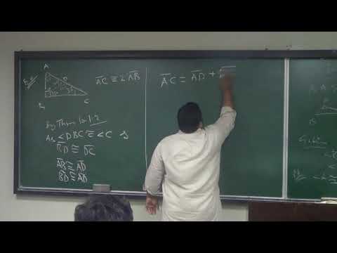 Lecture 20 (Part 2): Some interesting consequences of S.A.S, S.A.A & A.S.A postulates