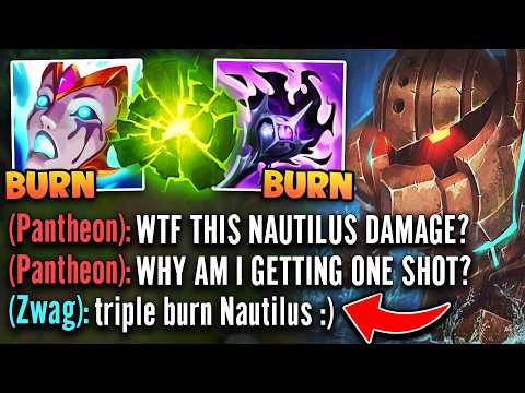 THIS PANTHEON WAS NOT READY FOR TRIPLE BURN NAUTILUS TOP! (HE WAS SO TILTED LOL)
