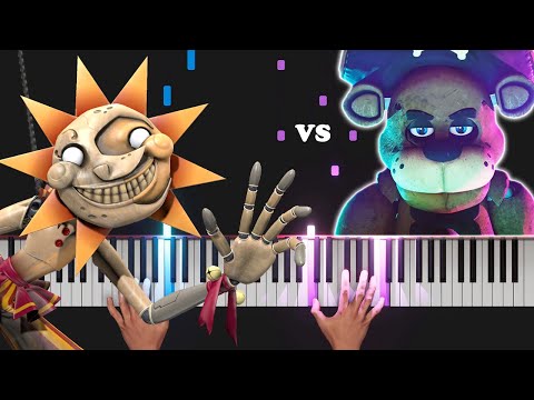 FNAF Security Breach Day Care VS FNAF Looking For A Pirate Treasure on Piano