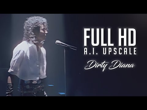 [1080p Upscale] Michael Jackson - Dirty Diana | Official Music Video