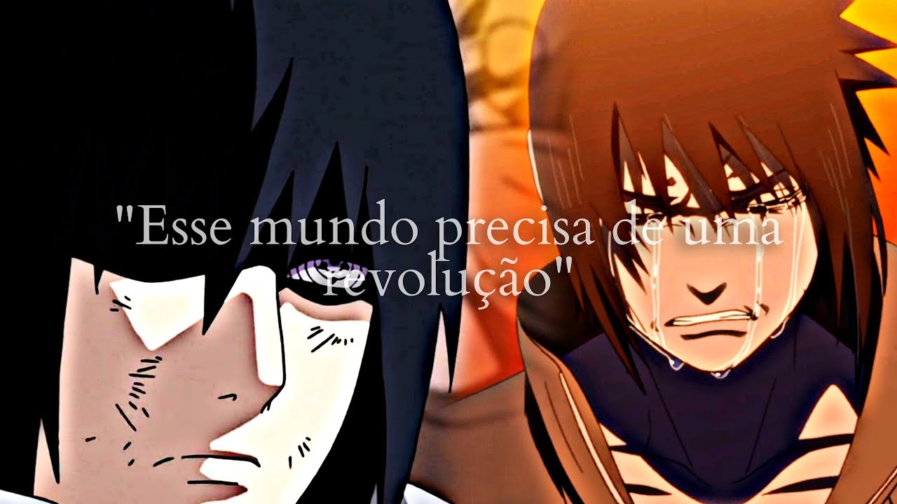Sasuke (Edit) "Eu estou sozinho, eu posso carregar todo o ódio sozinho"
