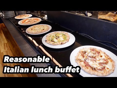 Buffet de almoço italiano razoável em Osaka, Japão [SALVATORE CUOMO & BAR Shinsaibashi]