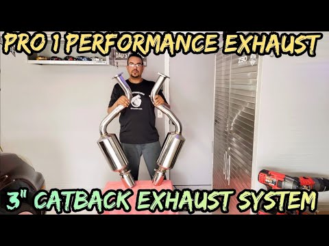 3" CAT BACK EXHAUST SYSTEM ON  LEXUS GS300