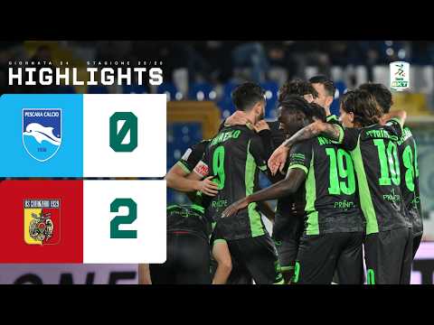 Pescara - Catanzaro 0-2 | IEMMELLO e ALESI protagonisti nel successo delle aquile | HL Serie BKT