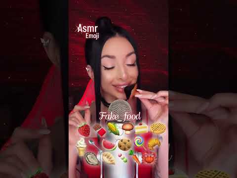 ASMR emoji fake food part1