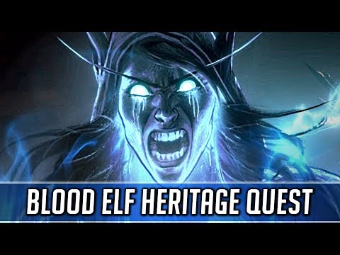 Lor'Themar & Lady Liadrin Tell the Story of the Blood Elves (Heritage Armor Quest - WOW BFA 8.1)