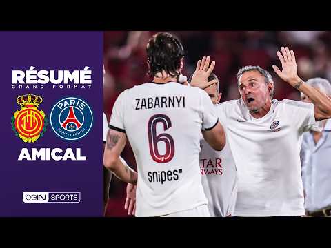 Résumé : 3-0, le PSG corrigé par Majorque pour sa reprise