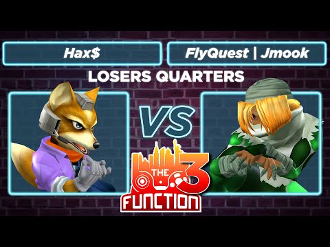 The Function 3: FlyQuest | Jmook vs Hax$ - Losers Quarters SSBM