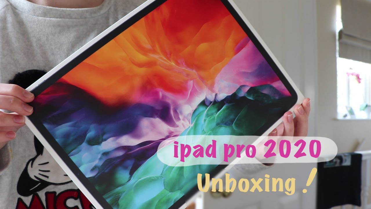 Unboxing the NEW IPAD PRO!! 2020 (12.9 inch) + apple pencil and Procreate //EmilyArts