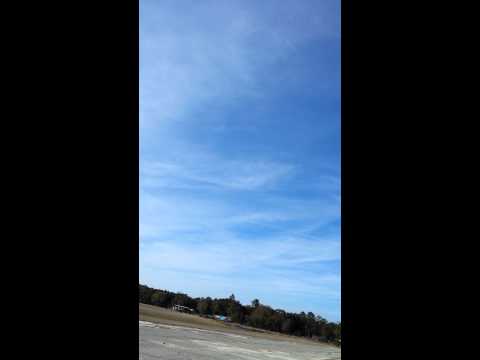 Jim's scratch build flying.