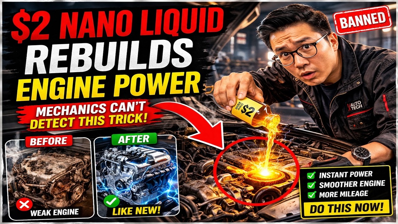 $2 Nano Liquid REBUILDS Engine Power — Mechanics Can’t Detect This Hidden Fix