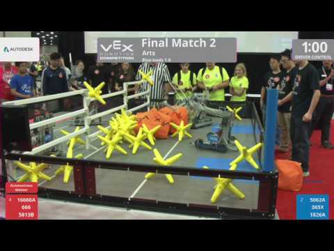 2017 VRC Arts Finals 2 - 16666A 666 5813B vs 5062A 365X 1826A - 35 to 14