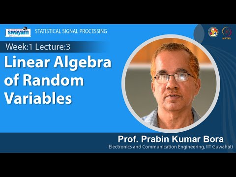 Lec 1 Overview of Statistical Signal Processing