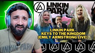 LINKIN PARK - &quot;KEYS TO THE KINGDOM&quot; (First Time with EMILY ARMSTRONG) REACTION LIVE 4K