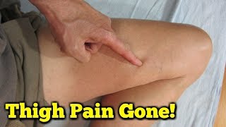 Inner Thigh Pain Relief Exercises - Massage!  DIG OUT KNOTS!