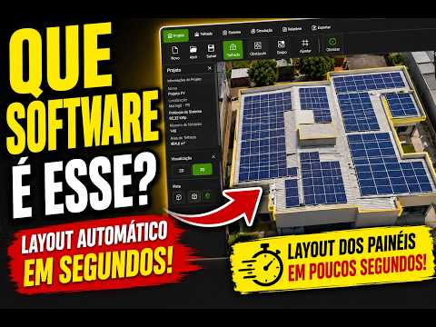 Esse Software Faz o Layout dos Painéis Solares em Segundos!