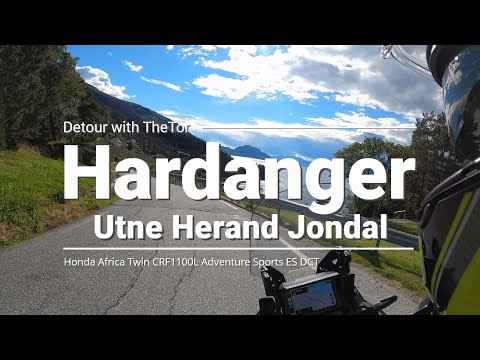 Detours - Hardanger (Utne-Herand-Jondal), Norway -  Africa Twin CRF1100L AS DCT - Detour with TheTor